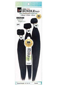 Bobbi Boss Unprocessed Bundle Hair Bobbi Boss Indi Remi 100% Natural Virgin Human Hair Weave Bundle - NATRUAL STRAIGHT 3PCS