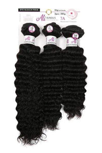Chade 100% Human Hair (Weaves) Chade 100% Virgin Hair Ali Brazilian Bundle 3 Pcs - Pineapple Wave