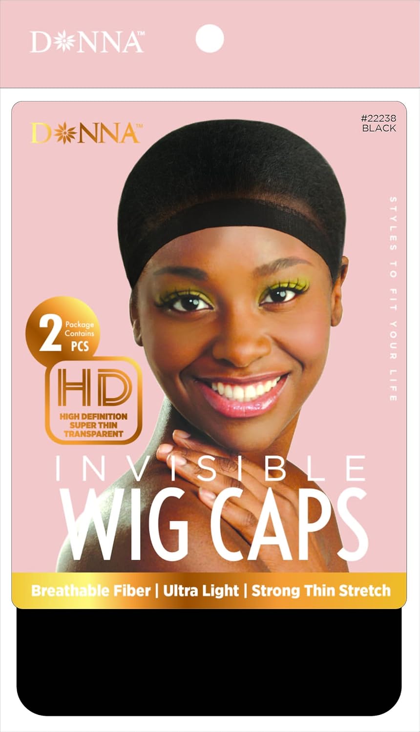 Donna HD Invisible Wig Caps 2pcs - (C) - SoGoodBB.com