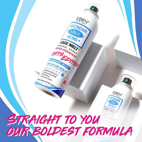 Ebin New York - Wonder Lace Bond Lace Melt Aerosol Spray - SPORTS EDITION - (C) - SoGoodBB.com