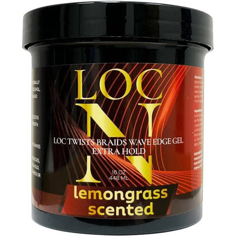 LOC N - Locs Twists Braids Wave Edge Gel EXTRA HOLD LEMONGRASS - (C) - SoGoodBB.com