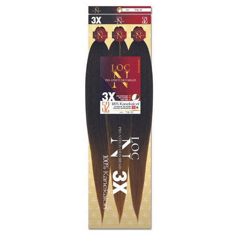 Loc N Synthetic Pre-Stretched Braiding Hair - 52'' - SoGoodBB.com