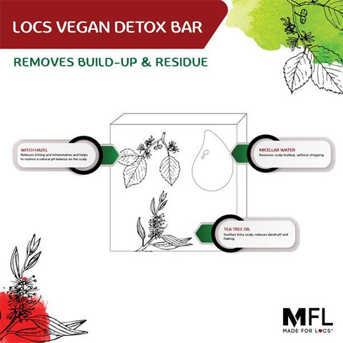 MFL - Locs Vegan Detox Bar - 120g - (C) - SoGoodBB.com