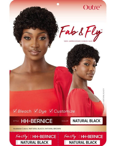 Outre 100% Human Hair Fab & Fly Full Cap Wig - HH BERNICE - SoGoodBB.com