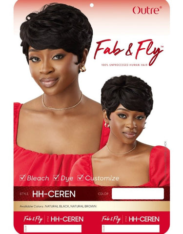 Outre 100% Human Hair Fab & Fly Full Cap Wig - HH CEREN - SoGoodBB.com