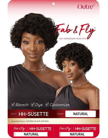 Outre 100% Human Hair Fab & Fly Full Cap Wig - HH SUSETTE - SoGoodBB.com