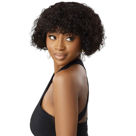 Outre 100% Human Hair Fab & Fly Gray Glamour Full Cap Wig - HH ALARA - SoGoodBB.com