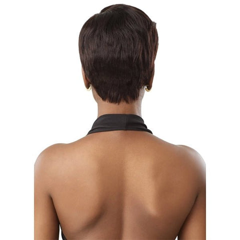 Outre 100% Human Hair Fab & Fly Gray Glamour Full Cap Wig - HH RIRI - SoGoodBB.com