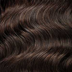 Outre 100% Human Hair Lace Wigs NATURAL BLACK Outre The Daily Wig 100% Human Hair Wet & Wavy Wig - DEEP CURL 20