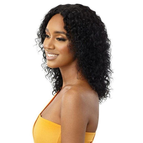 Outre 100% Human Hair Lace Wigs Outre The Daily Wig 100% Human Hair Wet & Wavy Wig - NATURAL CURLY 14" - Clearance