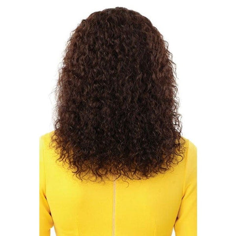 Outre 100% Human Hair Lace Wigs Outre The Daily Wig 100% Human Hair Wet & Wavy Wig - NATURAL DEEP 16" - Clearance