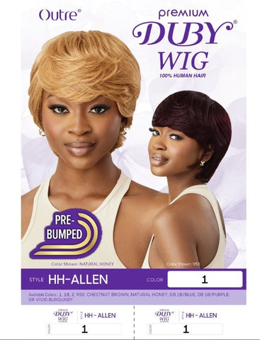 Outre 100% Human Hair Premium Duby Wig - HH Allen - SoGoodBB.com