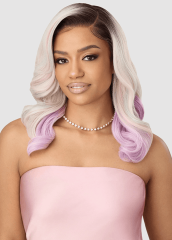 Outre Airtied Human Hair Blend Glueless 13X4 HD Lace Front Wig - HHB SOFT CURLS 18" - SoGoodBB.com