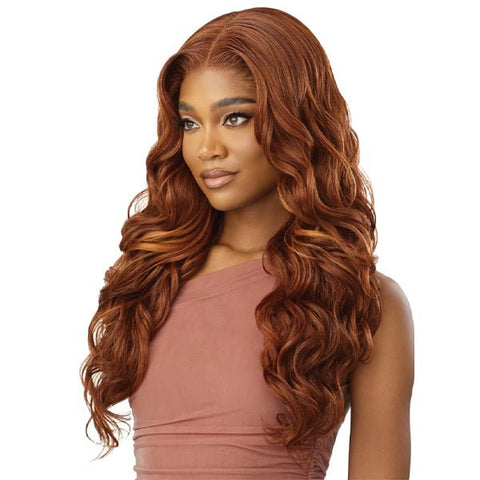 Outre Human Hair Blend 5x5 Lace Closure Wig - HHB GLAM CURLS 24" - SoGoodBB.com