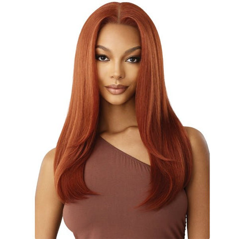 Outre Human Hair Blend 5x5 Lace Closure Wig - HHB NATURAL YAKI 22" - SoGoodBB.com