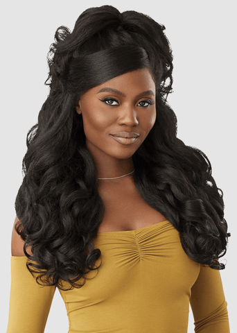Outre Melted Hairline Kinkysoft Edges Synthetic HD Lace Frontal Wig - KINKYSOFT 6 - SoGoodBB.com