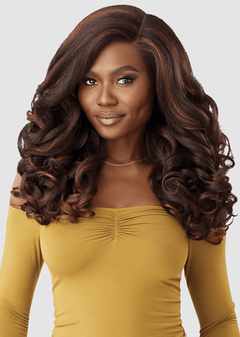 Outre Melted Hairline Kinkysoft Edges Synthetic HD Lace Frontal Wig - KINKYSOFT 6 - SoGoodBB.com