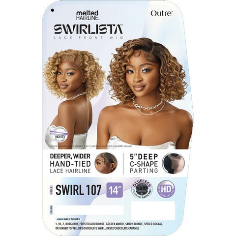 Outre Melted Hairline Synthetic Swirlista HD Lace Front Wig - SWIRL 107 - SoGoodBB.com