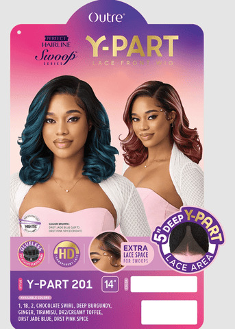 Outre Perfect Hairline Swoop Series Synthetic Lace Part Wig - Y - PART 201 - SoGoodBB.com