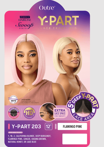 Outre Perfect Hairline Swoop Series Synthetic Lace Part Wig - Y - PART 203 - SoGoodBB.com