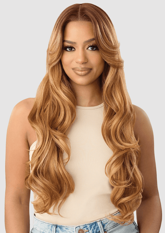 Outre Perfect Hairline Swoop Series Synthetic Lace Part Wig - Y - PART 206 - SoGoodBB.com