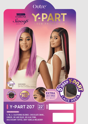 Outre Perfect Hairline Swoop Series Synthetic Lace Part Wig - Y - PART 207 - SoGoodBB.com