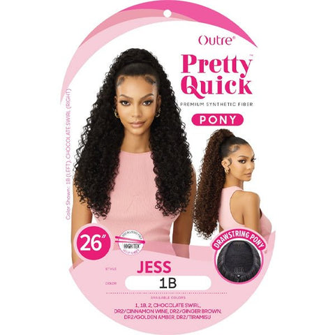 Outre Pretty Quick Synthetic Wrap Ponytail - JESS - SoGoodBB.com