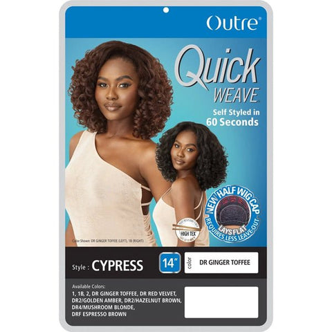 Outre Quick Weave Synthetic Half Wig - CYPRESS - SoGoodBB.com