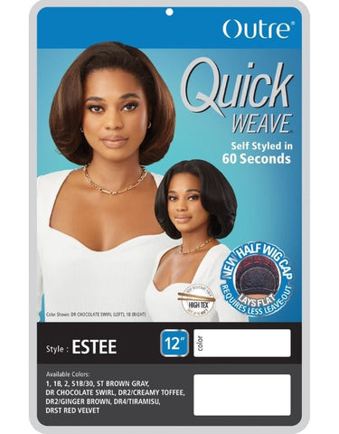 Outre Quick Weave Synthetic Half Wig - ESTEE - SoGoodBB.com