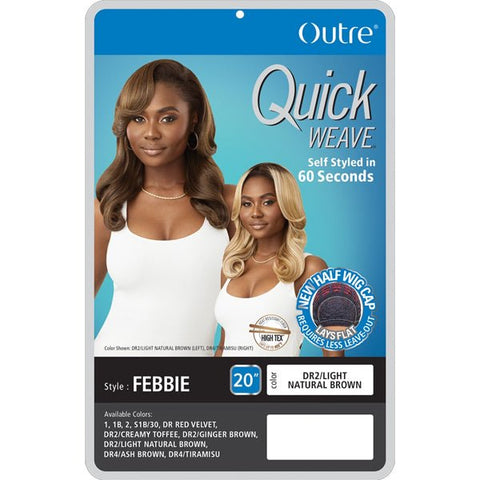 Outre Quick Weave Synthetic Half Wig - FEBBIE - SoGoodBB.com