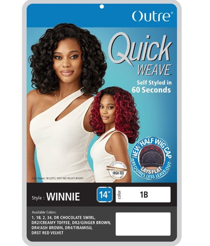 Outre Quick Weave Synthetic Half Wig - WINNIE - SoGoodBB.com