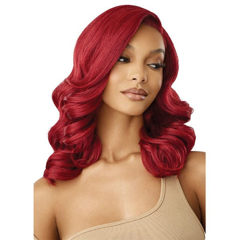 Outre Synthetic Sleeklay Part HD Lace Front Wig - ALUNA - SoGoodBB.com