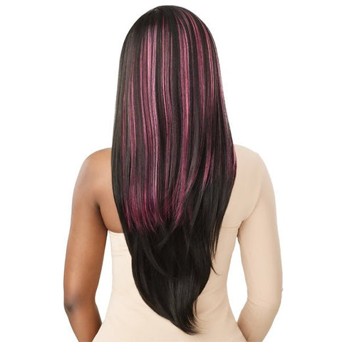 Outre Synthetic Sleeklay Part HD Lace Front Wig - DANIELLA - SoGoodBB.com