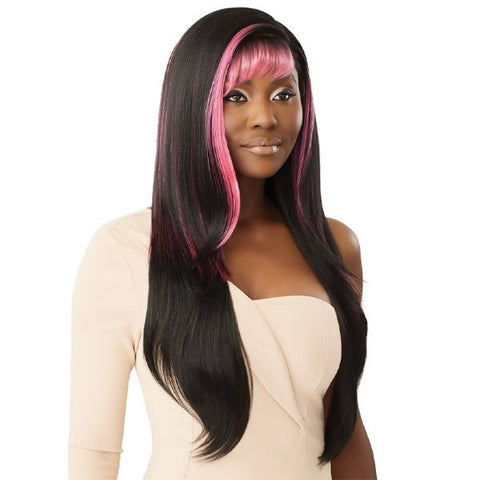 Outre Synthetic Sleeklay Part HD Lace Front Wig - DANIELLA - SoGoodBB.com