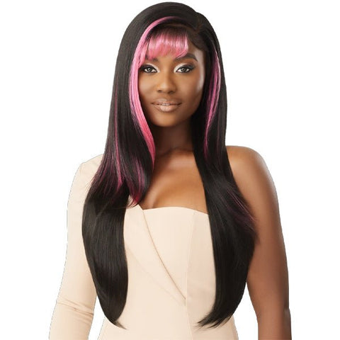 Outre Synthetic Sleeklay Part HD Lace Front Wig - DANIELLA - SoGoodBB.com