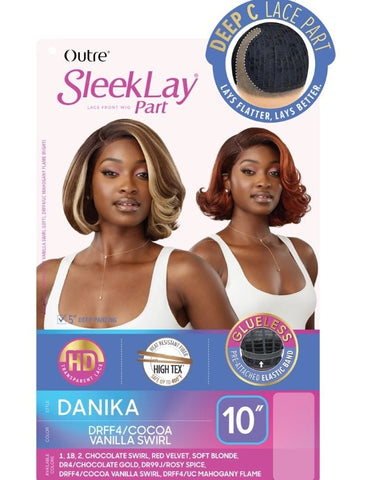 Outre Synthetic Sleeklay Part HD Lace Front Wig - DANIKA - SoGoodBB.com