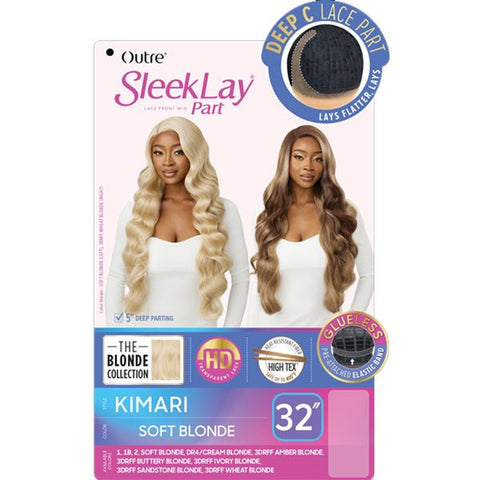 Outre Synthetic Sleeklay Part HD Lace Front Wig - KIMARI - SoGoodBB.com