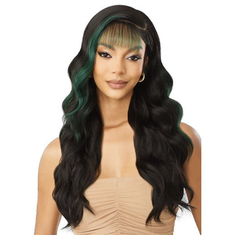 Outre Synthetic Sleeklay Part HD Lace Front Wig - NAILANI - SoGoodBB.com