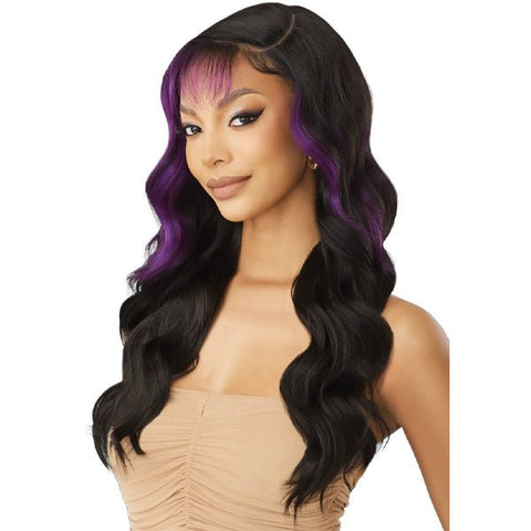 Outre Synthetic Sleeklay Part HD Lace Front Wig - NAILANI - SoGoodBB.com