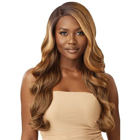 Outre Synthetic Sleeklay Part HD Lace Front Wig - SAHARI - SoGoodBB.com