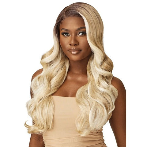 Outre Synthetic Sleeklay Part HD Lace Front Wig - SAHARI - SoGoodBB.com