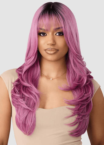 Outre Synthetic Swiss HD Lace Front Wig - CASTINE - SoGoodBB.com