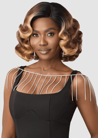 Outre Synthetic Swiss HD Lace Front Wig - EZILDAH - SoGoodBB.com