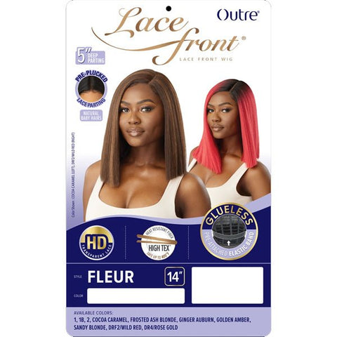 Outre Synthetic Swiss HD Lace Front Wig - FLEUR - SoGoodBB.com