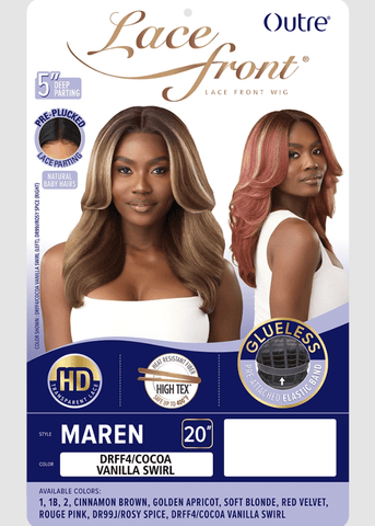 Outre Synthetic Swiss HD Lace Front Wig - MAREN - SoGoodBB.com