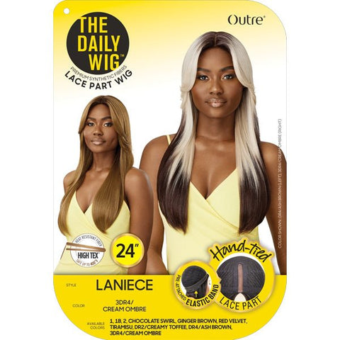 Outre The Daily Wig Synthetic Hair Lace Part Wig - LANIECE - SoGoodBB.com