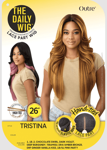 Outre The Daily Wig Synthetic Hair Lace Part Wig - TRISTINA - SoGoodBB.com