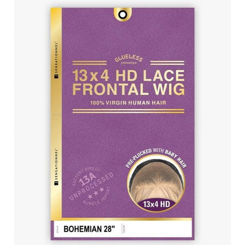 Sensationnel 100% Virgin Human Hair 13A 13X4 Frontal HD Lace Wig - BOHEMIAN 20"/28" - SoGoodBB.com