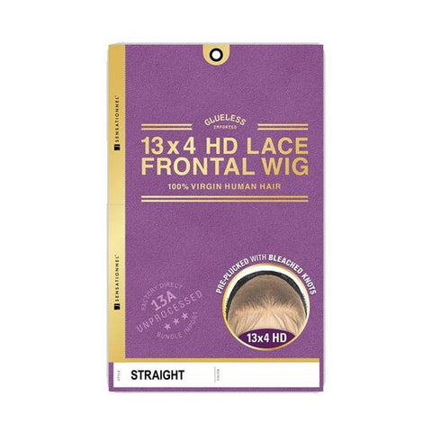 Sensationnel 100% Virgin Human Hair 13A 13X4 Frontal HD Lace Wig - STRAIGHT 20"-34" - SoGoodBB.com