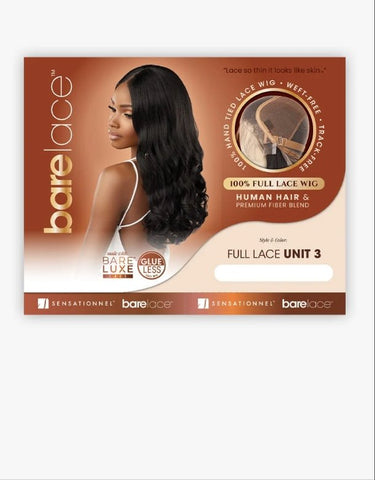 Sensationnel BARE LACE FULL LACE WIG UNIT 3 - SoGoodBB.com